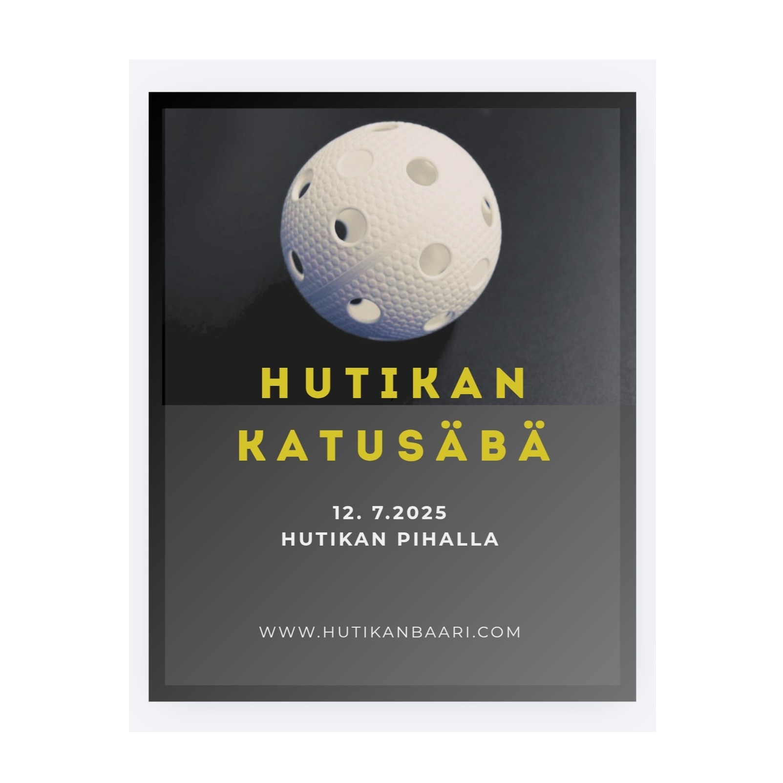 Hutikan mainos kesken